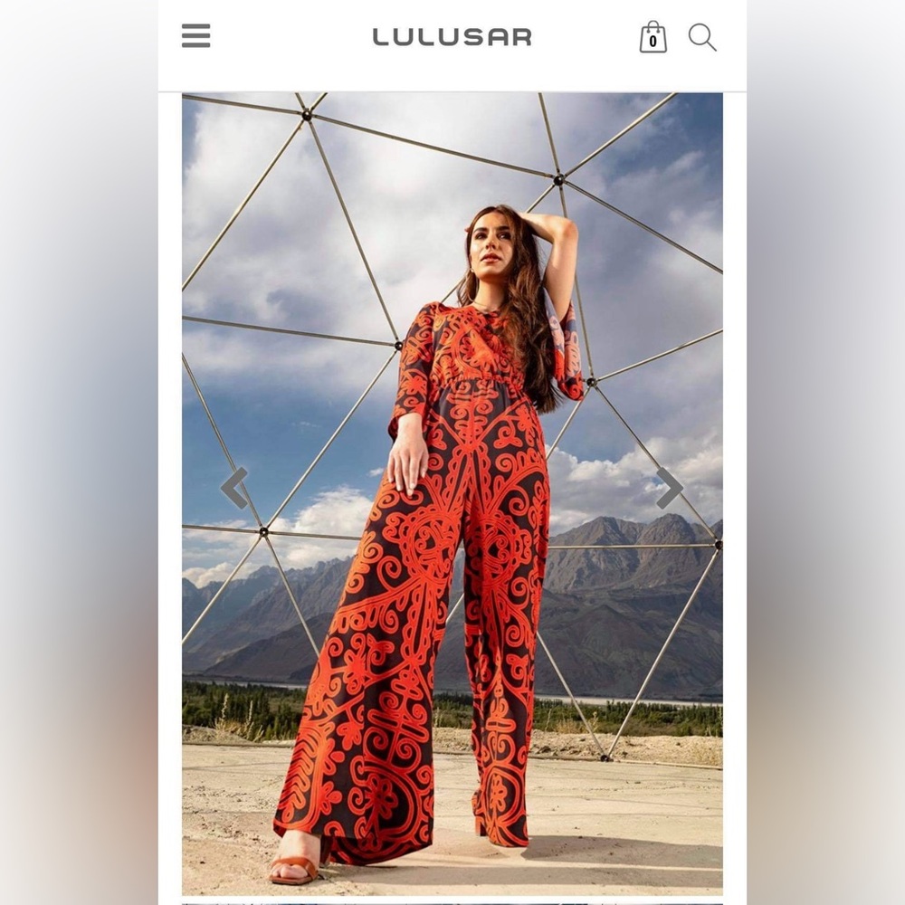 Pakistani brand Lulusar jumpsuit